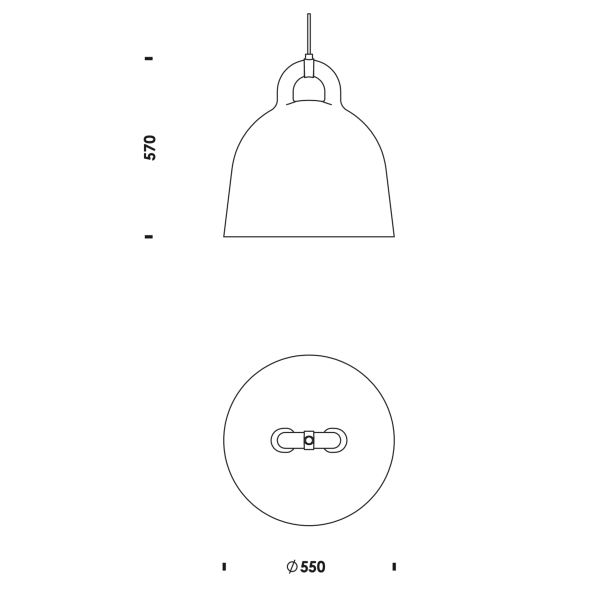 H&auml;ngeleuchte, Normann Copenhagen, Bell L