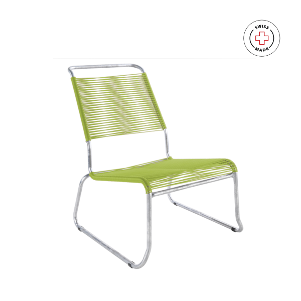 Spaghetti-Lounger Schaffner, S&auml;ntis Klassik Kufen, Hochlehner
