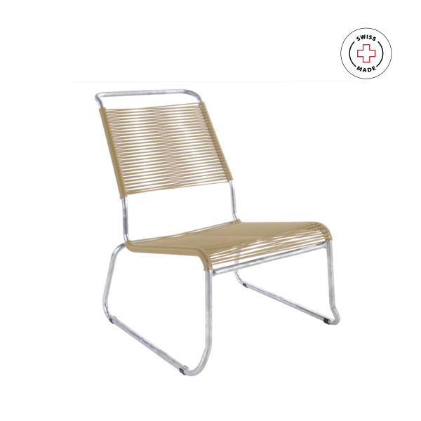 Spaghetti-Lounger Schaffner, S&auml;ntis Klassik Kufen, Hochlehner