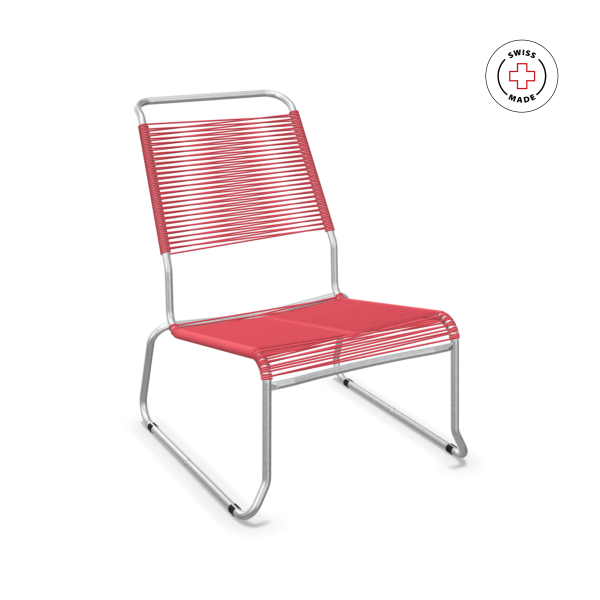 Spaghetti-Lounger Schaffner, S&auml;ntis Klassik Kufen, Hochlehner