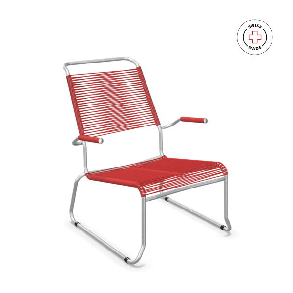 Spaghetti-Lounger Schaffner, S&auml;ntis Klassik Kufen, Hochlehner