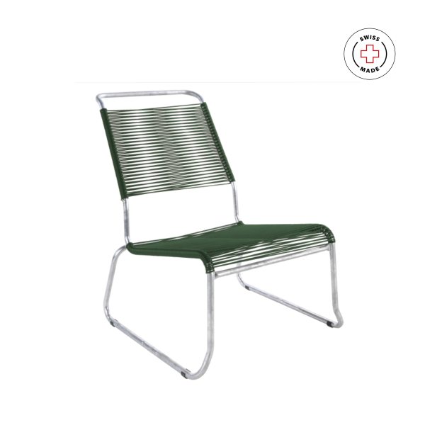 Spaghetti-Lounger Schaffner, S&auml;ntis Klassik Kufen, Hochlehner