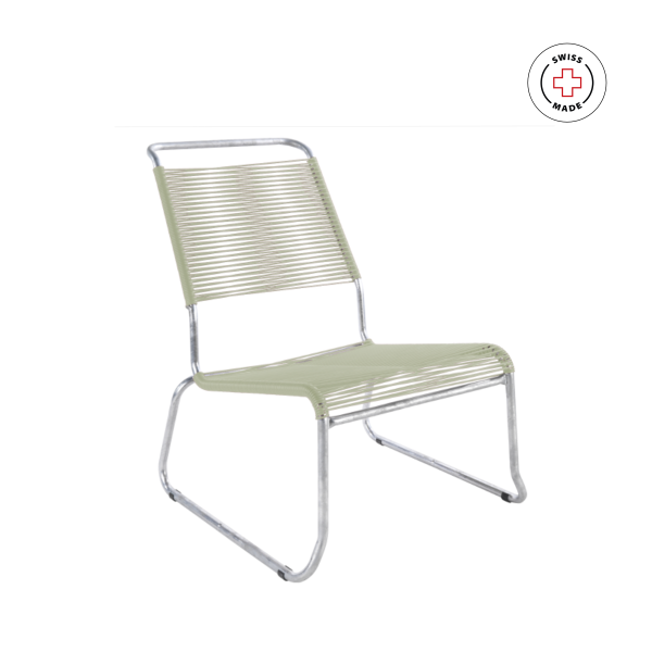Spaghetti-Lounger Schaffner, S&auml;ntis Klassik Kufen, Hochlehner