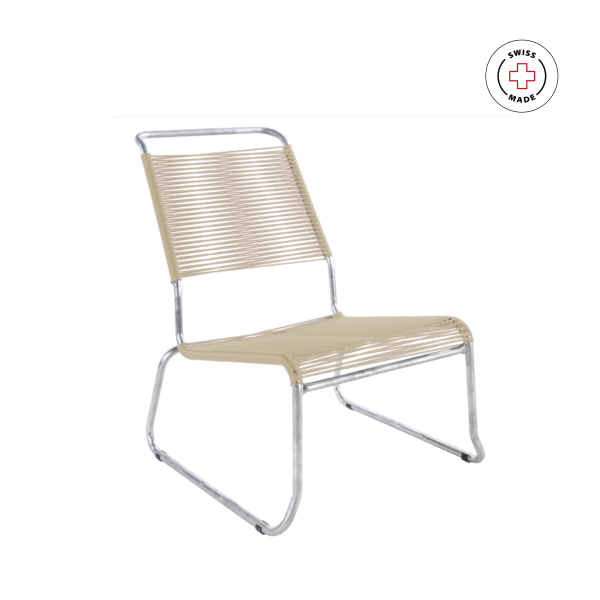Spaghetti-Lounger Schaffner, S&auml;ntis Klassik Kufen, Hochlehner