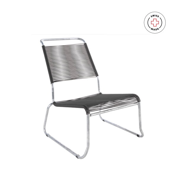 Spaghetti-Lounger Schaffner, S&auml;ntis Klassik Kufen, Hochlehner
