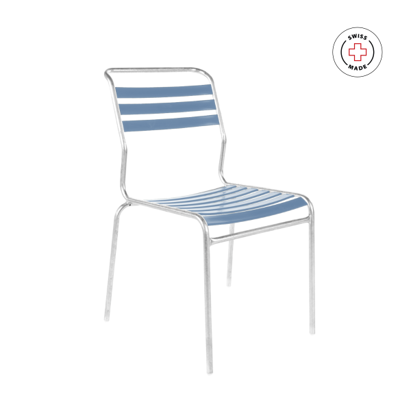 L&auml;ttlistuhl Schaffner, S&auml;ntis Klassik, Pastellblau
