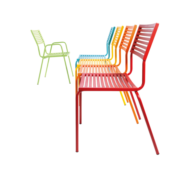 Gartenstuhl Schaffner, Lamello Bunt, Pastellsand