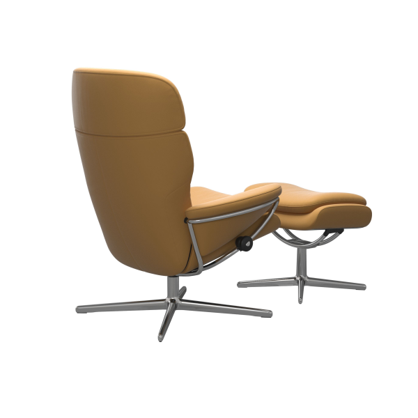 Relaxsessel Stressless, Rome Cross M, Paloma Almond + verstellbare Kopfst&uuml;tze