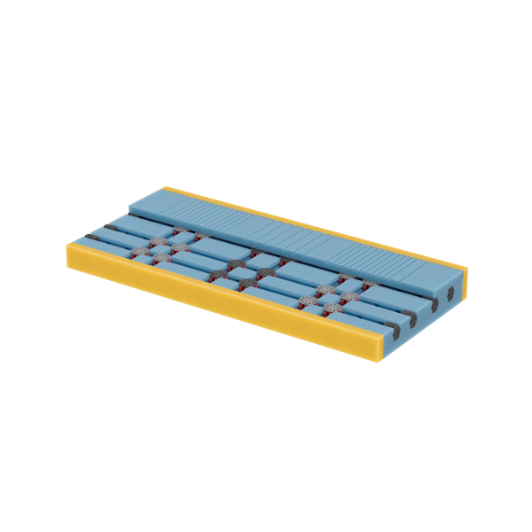 Boxspringbett, Bico, Simplon Stitch, Alpbach 61 Hellgrau