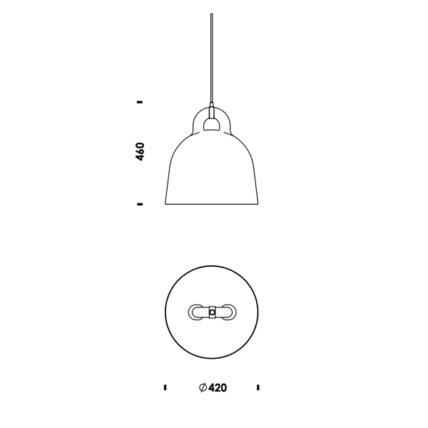 H&auml;ngeleuchte, Normann Copenhagen, Bell M