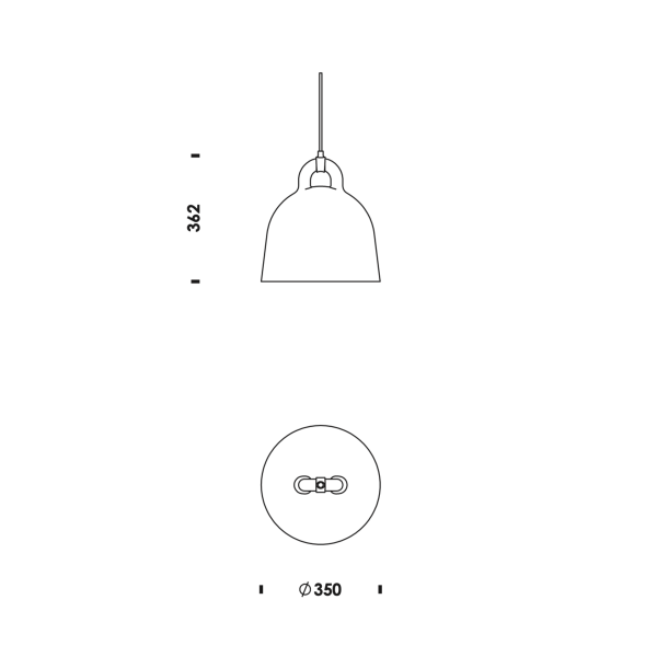 H&auml;ngeleuchte, Normann Copenhagen, Bell S
