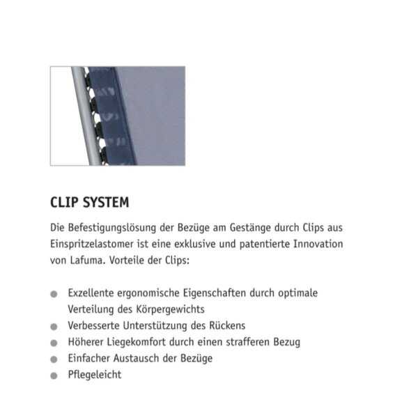 Relaxsessel Lafuma, R-Clip, Cerisier