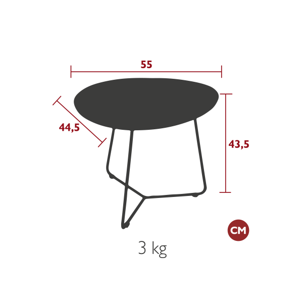 Beistelltisch, Fermob, Cocotte