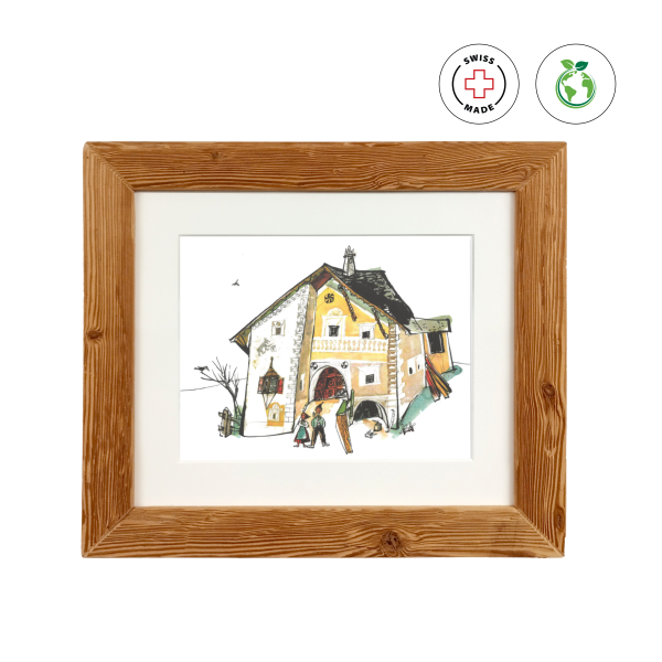 Bild, Schellen-Ursli, Elternhaus