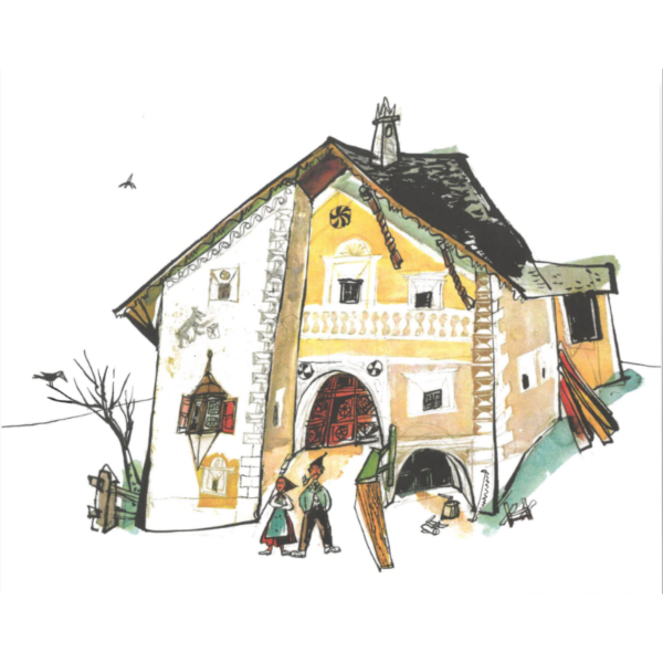Bild, Schellen-Ursli, Elternhaus