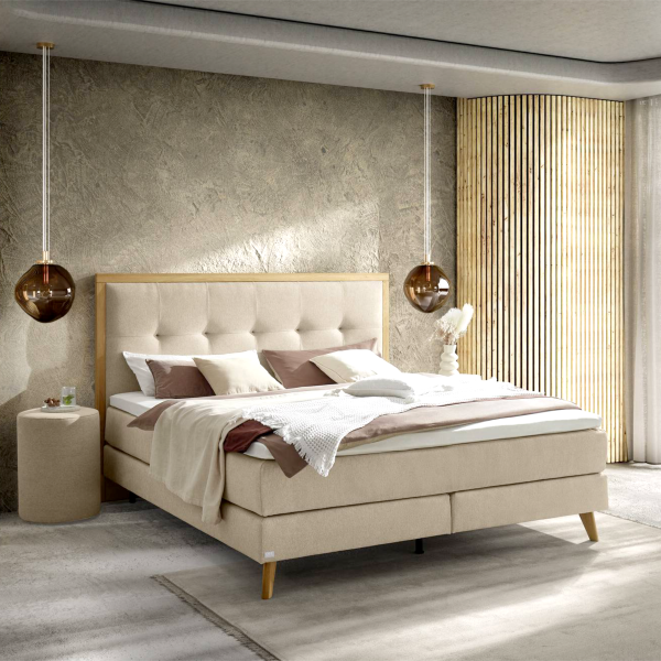 Boxspringbett, Hasena, Marisol Pace Sand