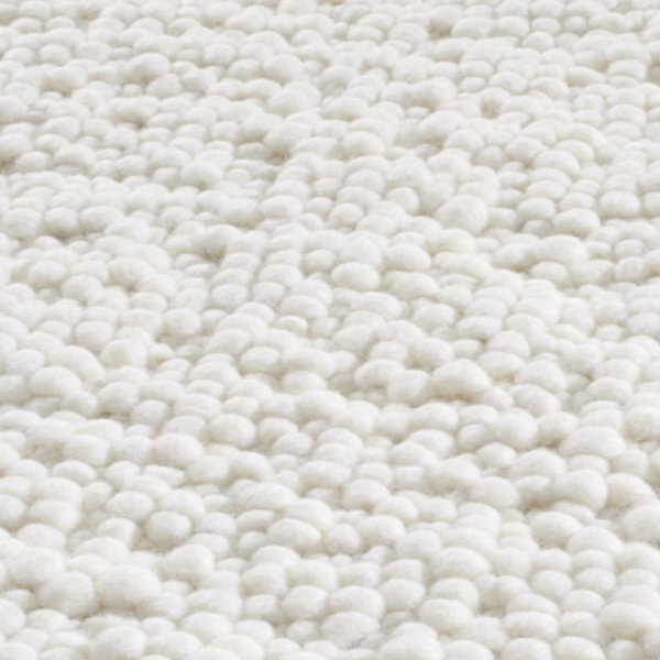 Teppich, Tisca, Olbia Karibu, Wool White, 90cm x 180cm