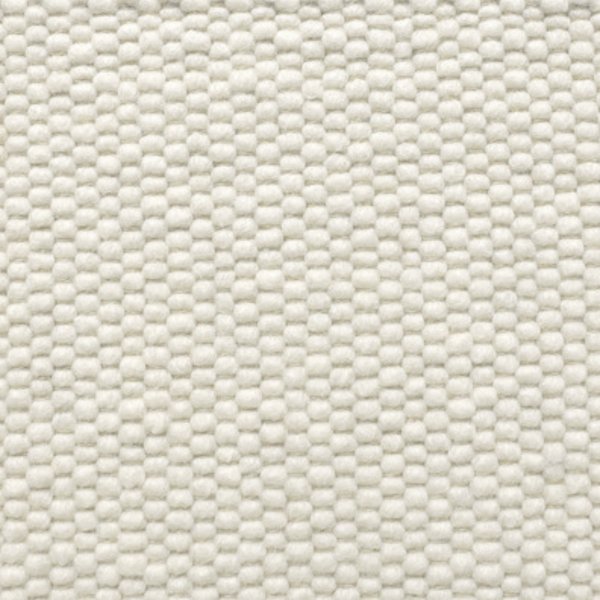 Teppich, Tisca, Olbia Uni, Wool White, 90cm x 180cm