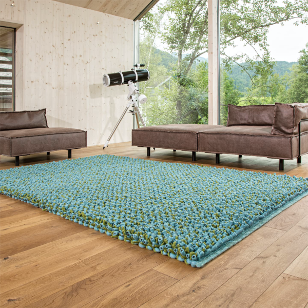 Teppich, Tisca, Olbia Stella, Wool White, 90cm x 180cm