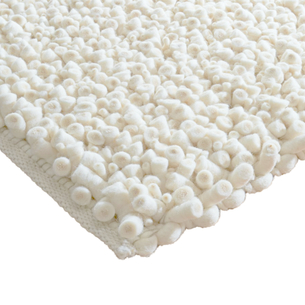Teppich, Tisca, Olbia Stella, Wool White, 90cm x 180cm