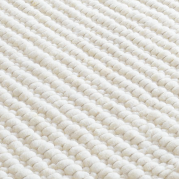 Teppich, Tisca, Olbia Rio, Wool White, 90cm x 180cm