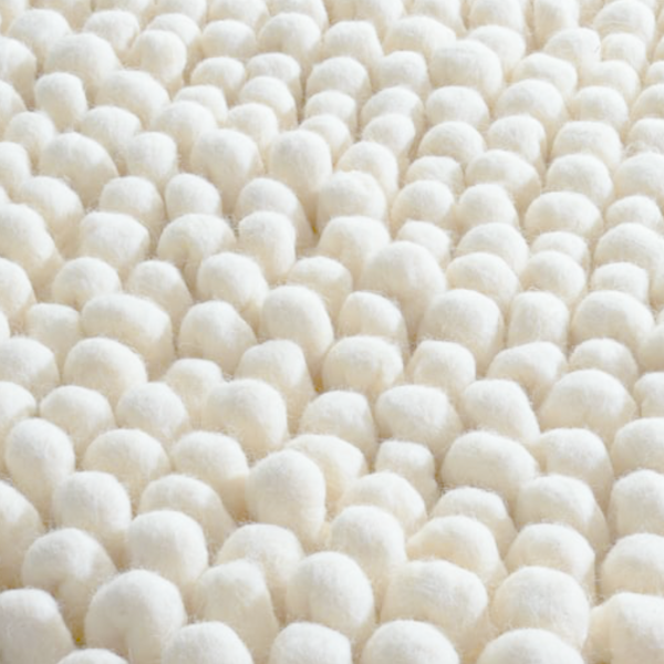 Teppich, Tisca, Olbia Perla, Wool White, 90cm x 180cm