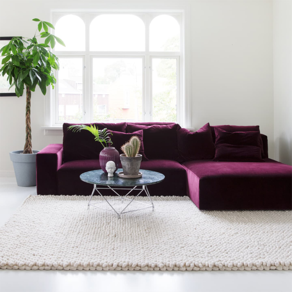 Teppich, Tisca, Olbia Perla, Wool White, 90cm x 180cm