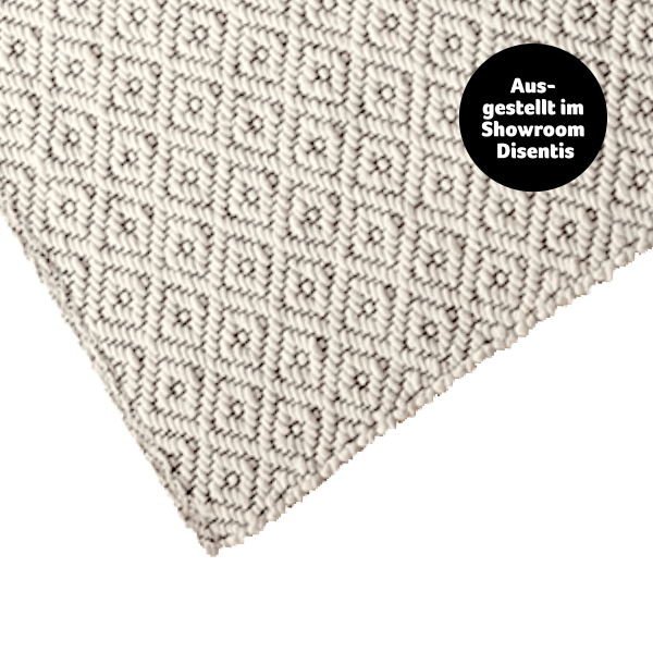 Teppich, Tisca, Lenno-x Rhomb, Wool White