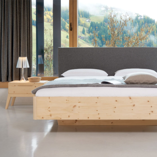 Massivholz-Bett, Gaderform, Gardena, Arve