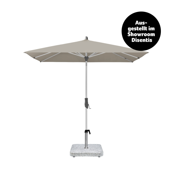 Sonnenschirm, Glatz, Alu-Twist, Taupe, 150 x 210cm,...
