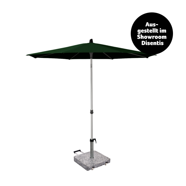 Sonnenschirm, Glatz, Alu-Smart Dunkelgr&uuml;n, ⌀ 200cm,...