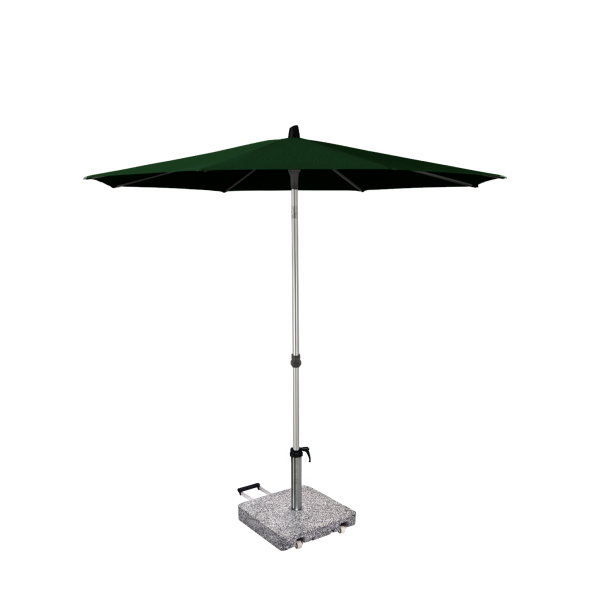 Sonnenschirm, Glatz, Alu-Smart Dunkelgr&uuml;n, ⌀ 200cm, Ausstellmodell