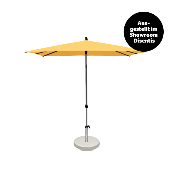 Sonnenschirm, Glatz, Alu-Smart Gelb, 200cm x 200cm,...