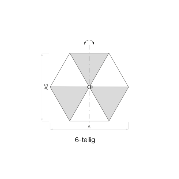 Sonnenschirm, Glatz, Alu-Smart Gelb, 200cm x 200cm,...